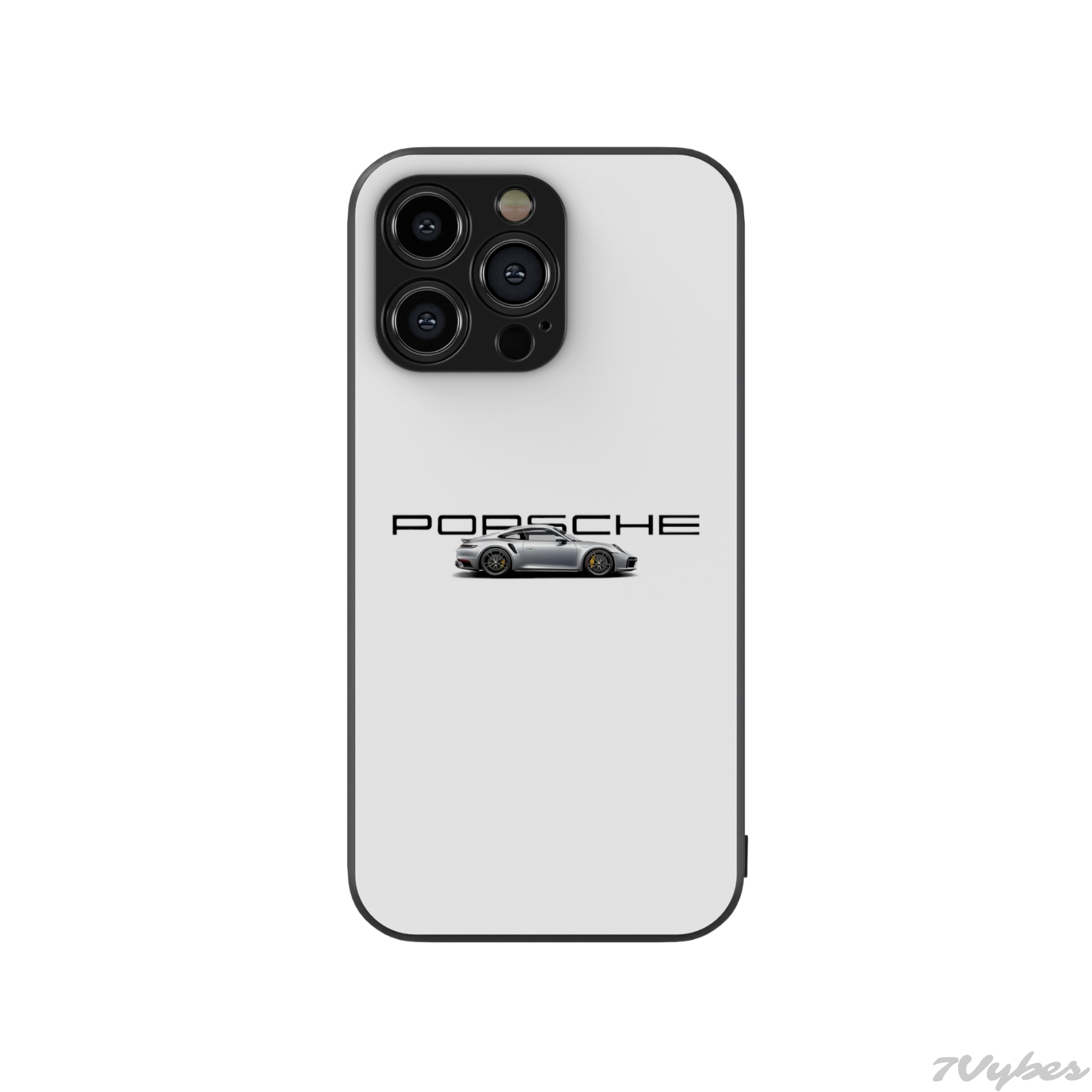 The White Porsche Car Phone Case
