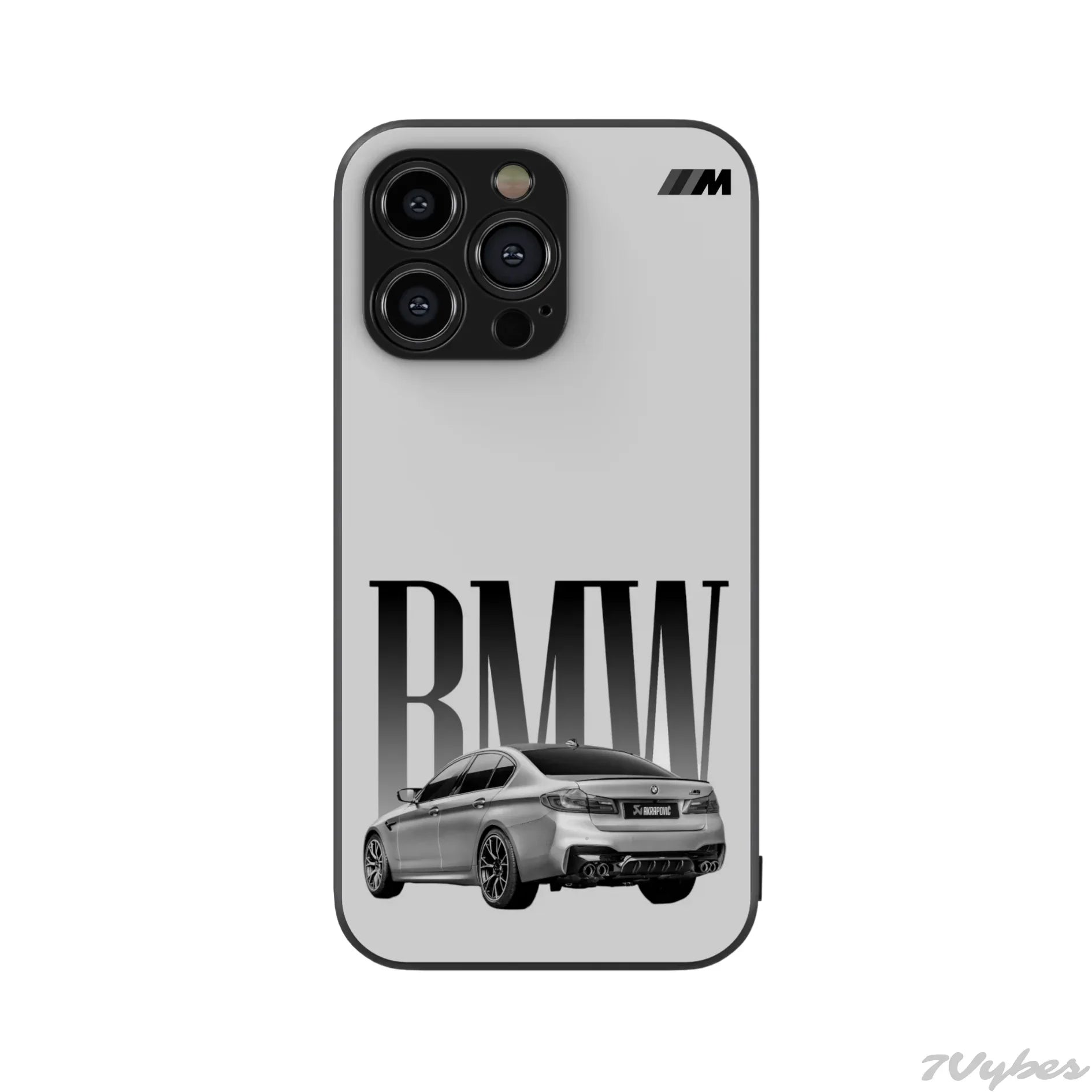 Bmw Grey Glass Phone Case - Seven Vybes