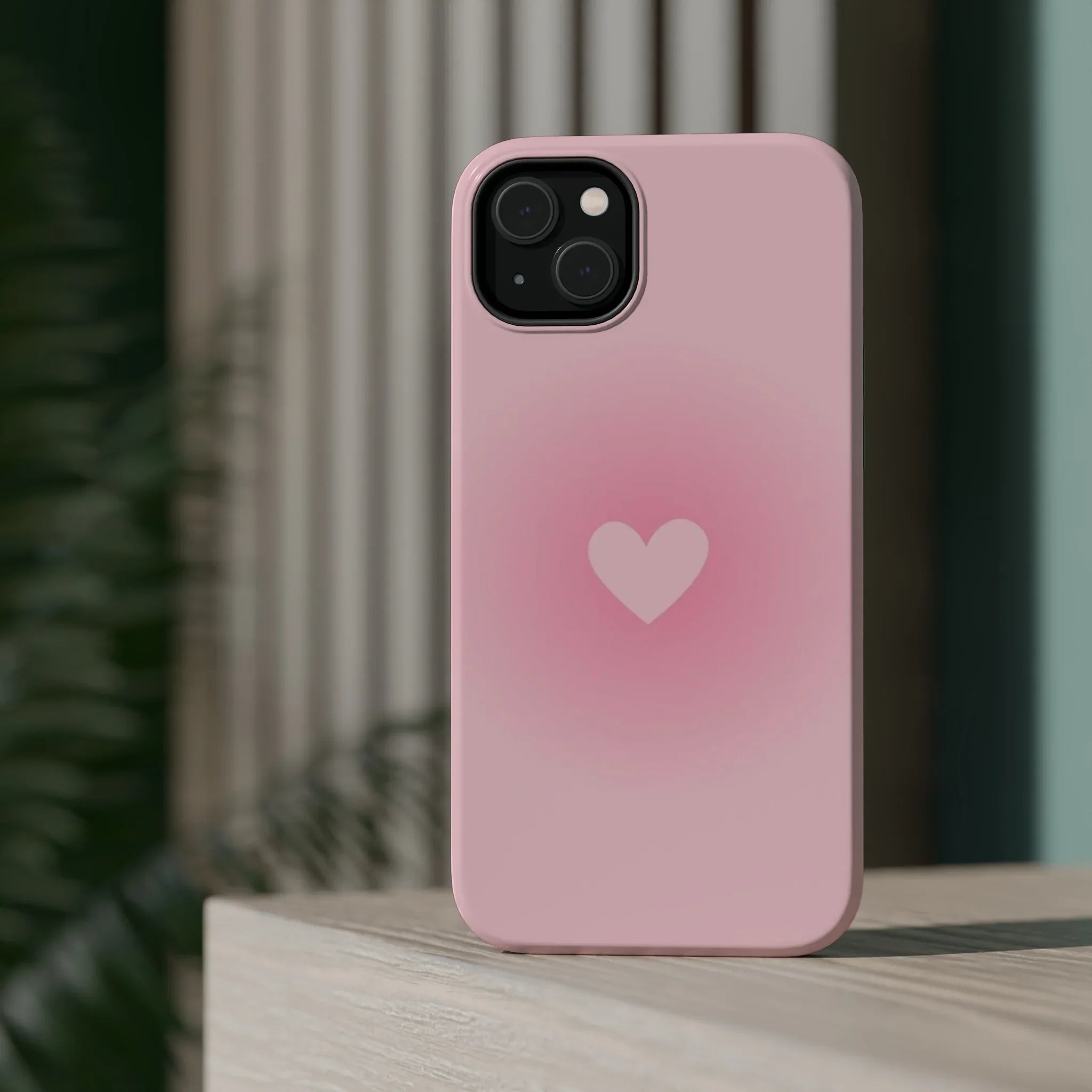 Pink Small Heart Z Case - Seven Vybes