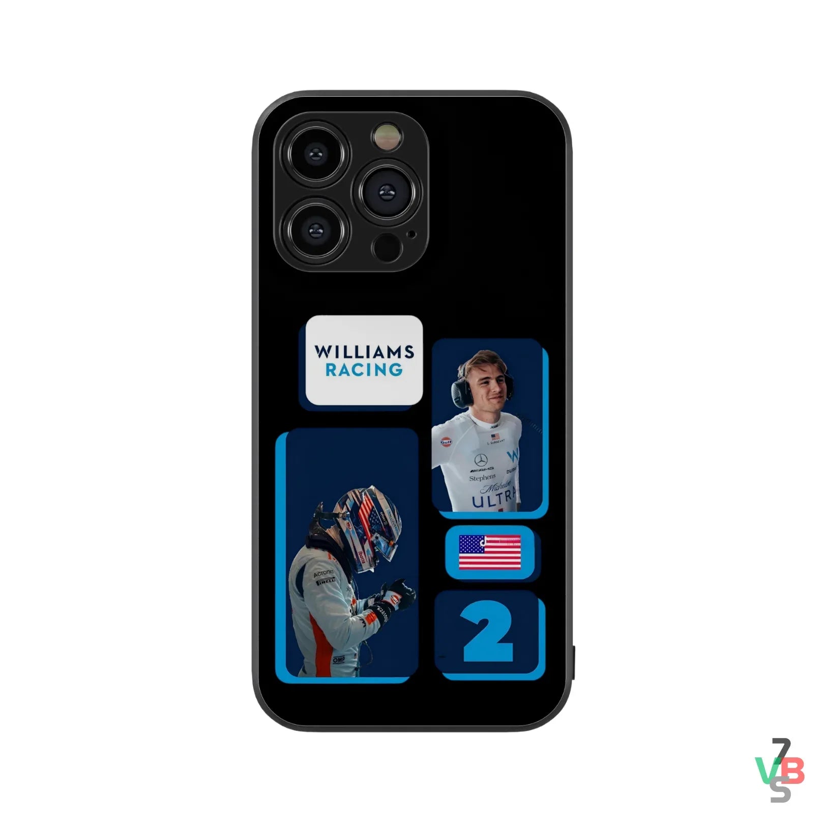 Williams Racing Notes Glass Phone Case - Seven Vybes