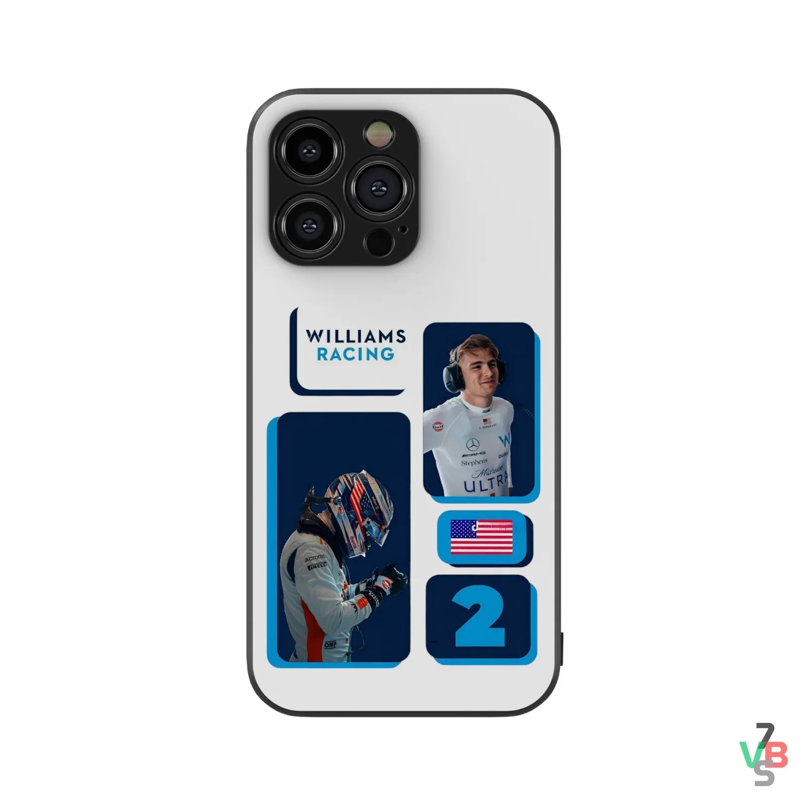 Williams Racing Notes Glass Phone Case - Seven Vybes