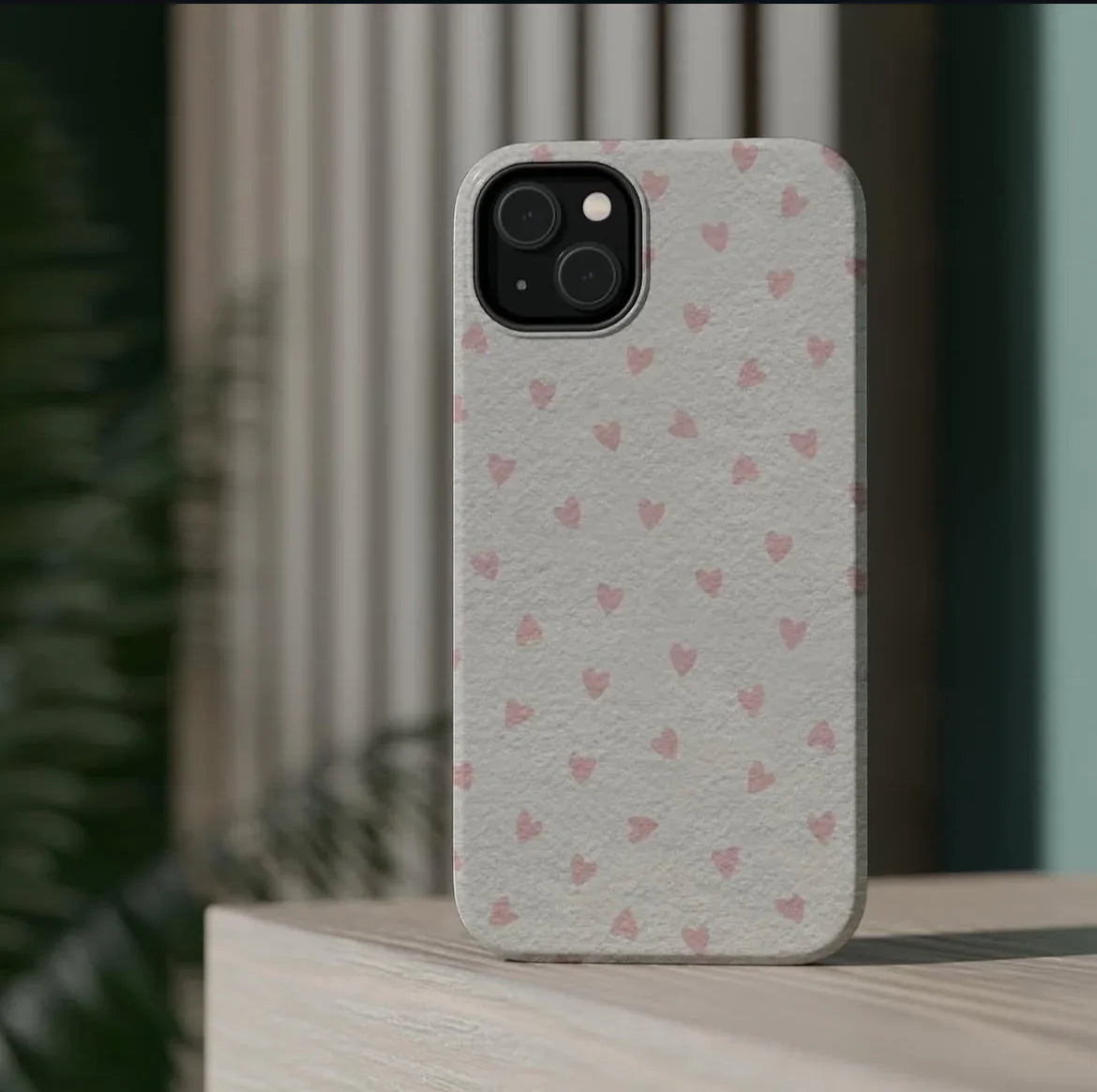 Pink Heart 7 Phone case - Seven Vybes