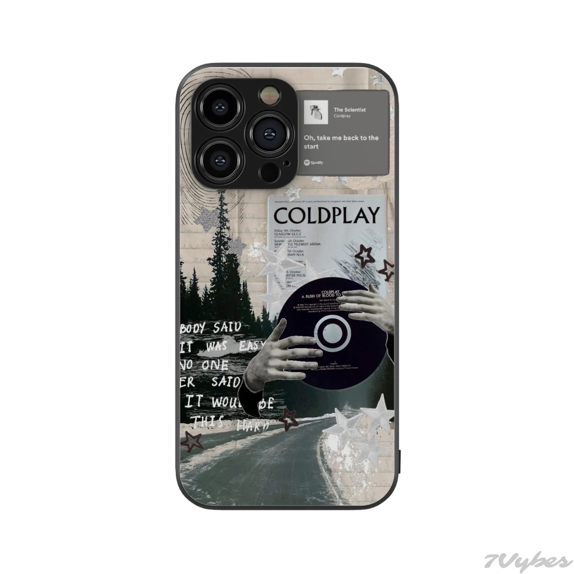 Coldplay 3 Aesthetic Phone Case - Seven Vybes