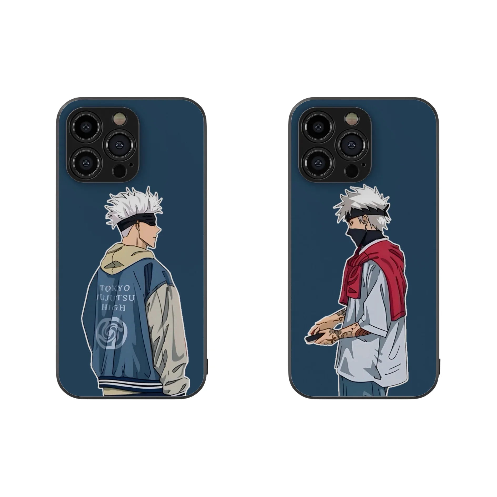 Gojo and Kakashi Matching Phone Case - Seven Vybes