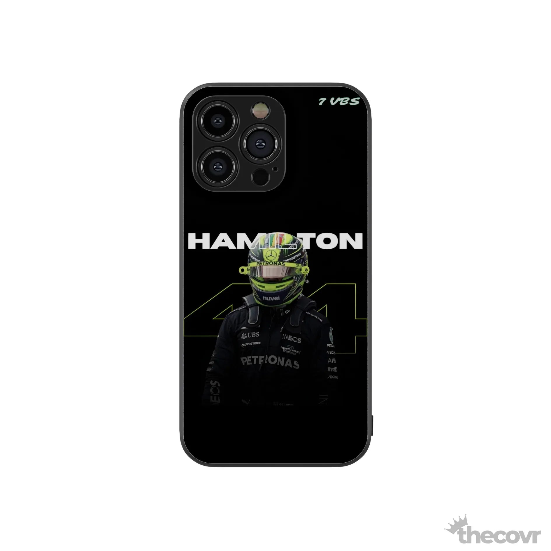 Lewis Hamilton 44 Glass Phone Case - Seven Vybes