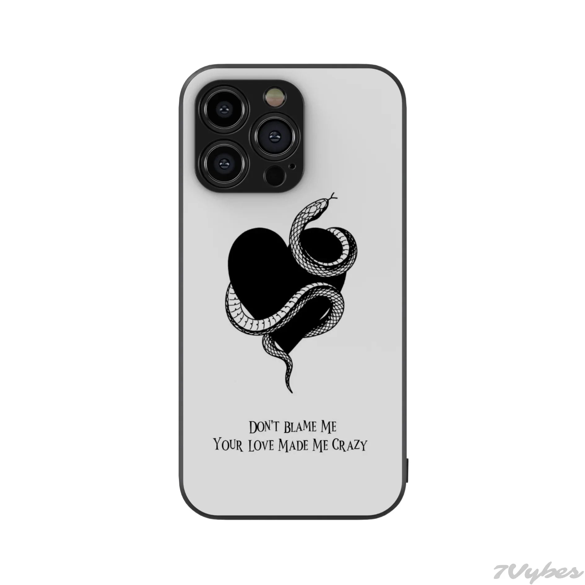 Black Love Phone Case - Seven Vybes