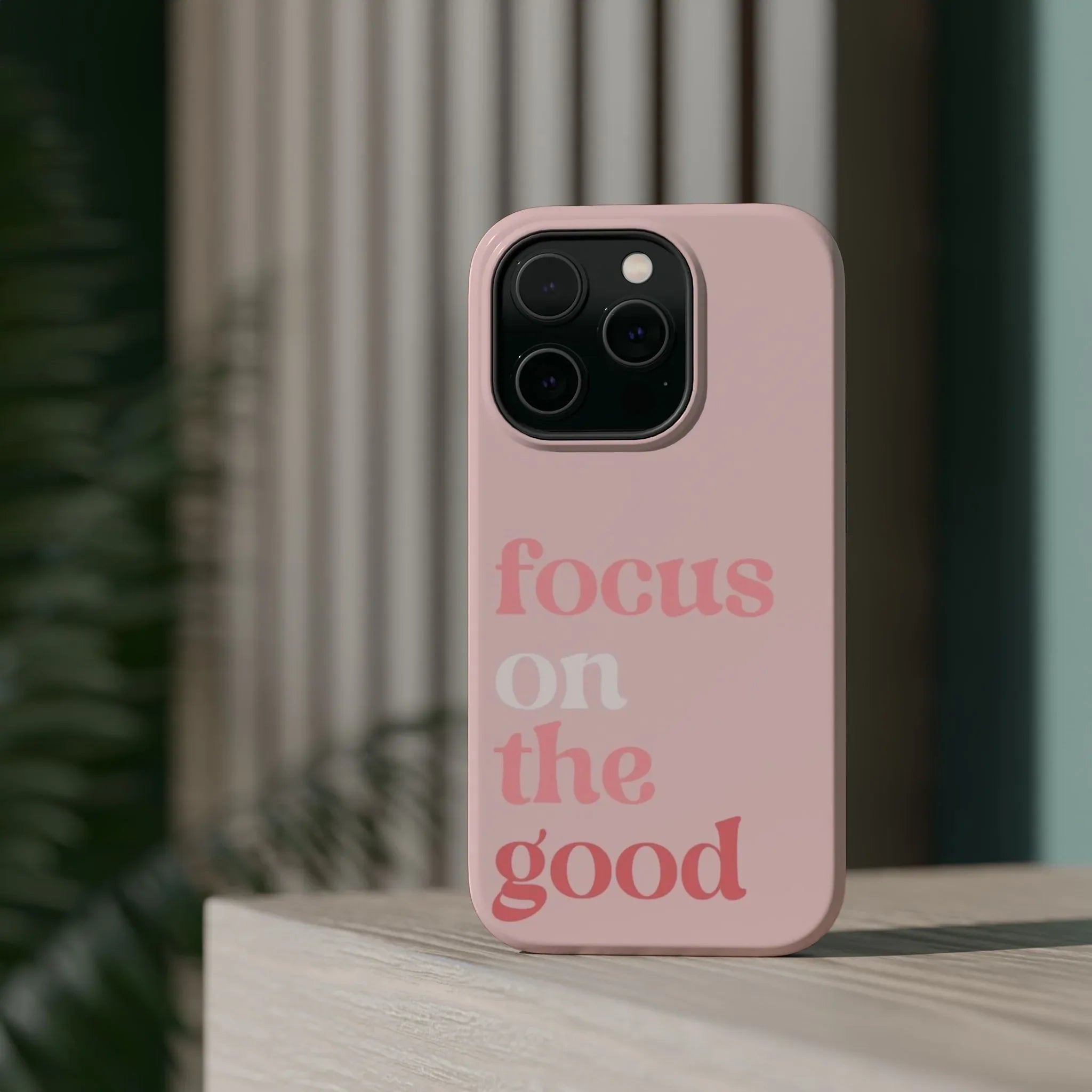 Focus On The Good Aesthetic Phone Case - Seven Vybes