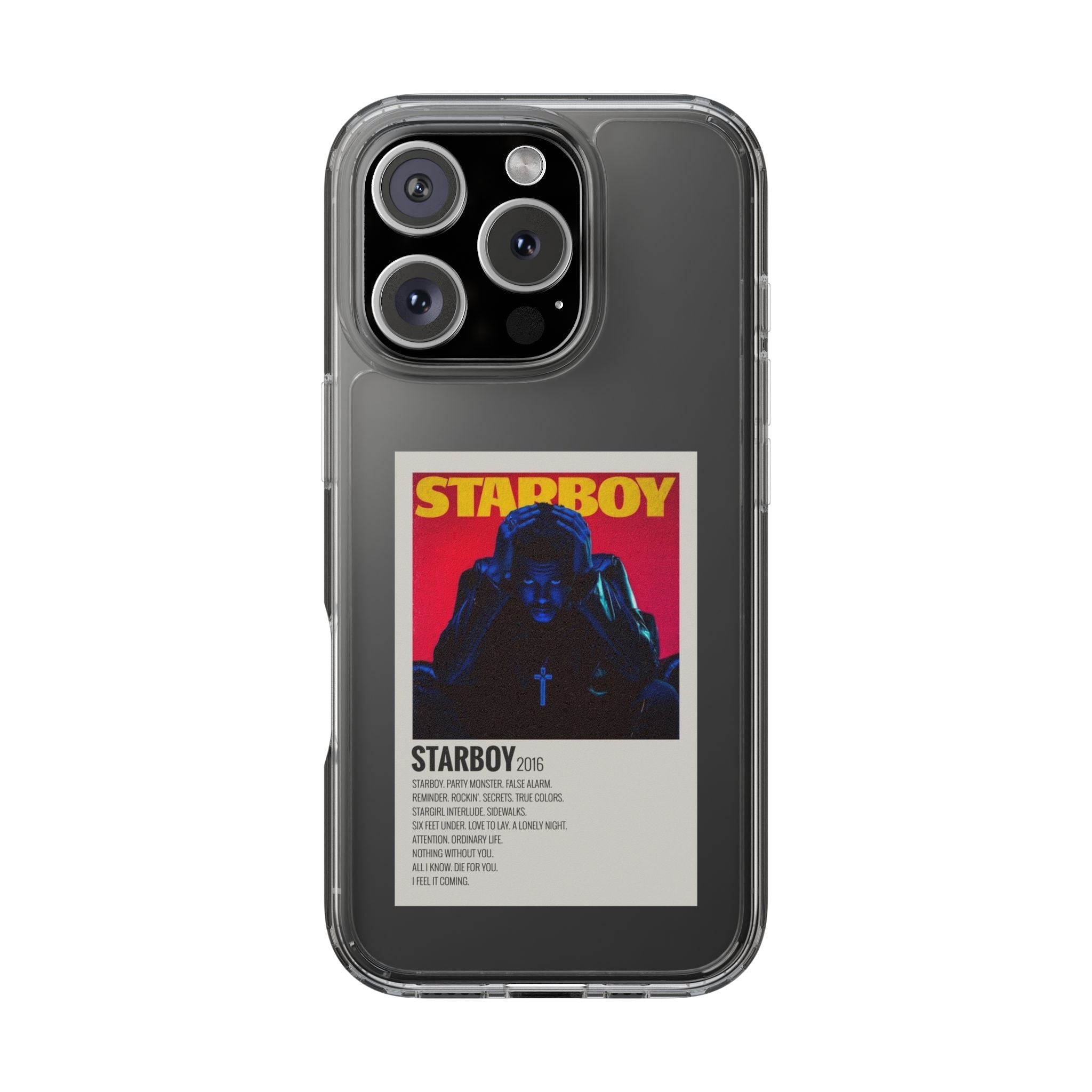 Starboy Album Clear Case