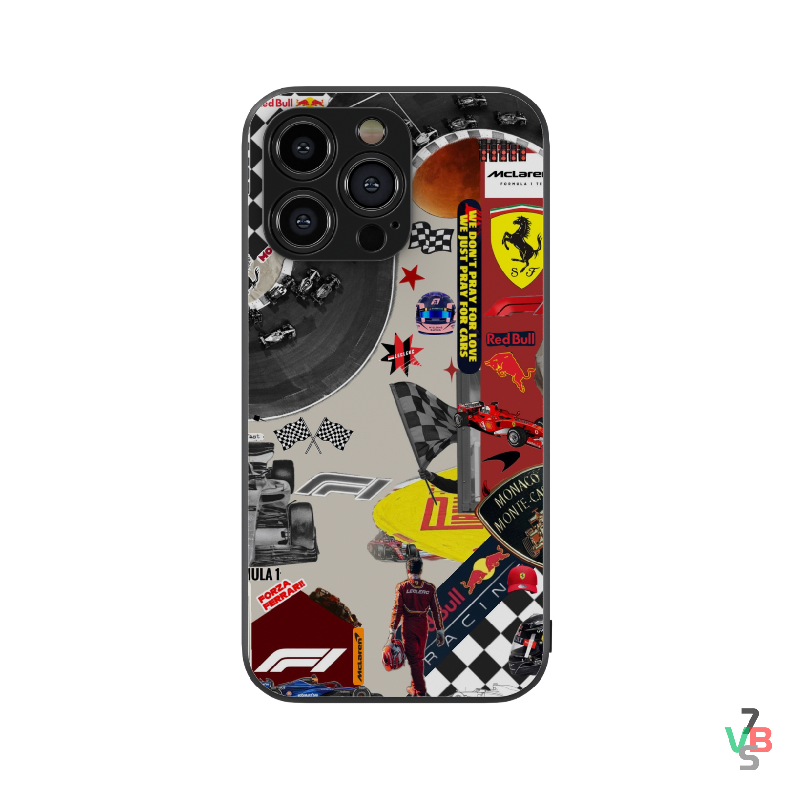 F1 X Vybes 2 Glass Phone Case