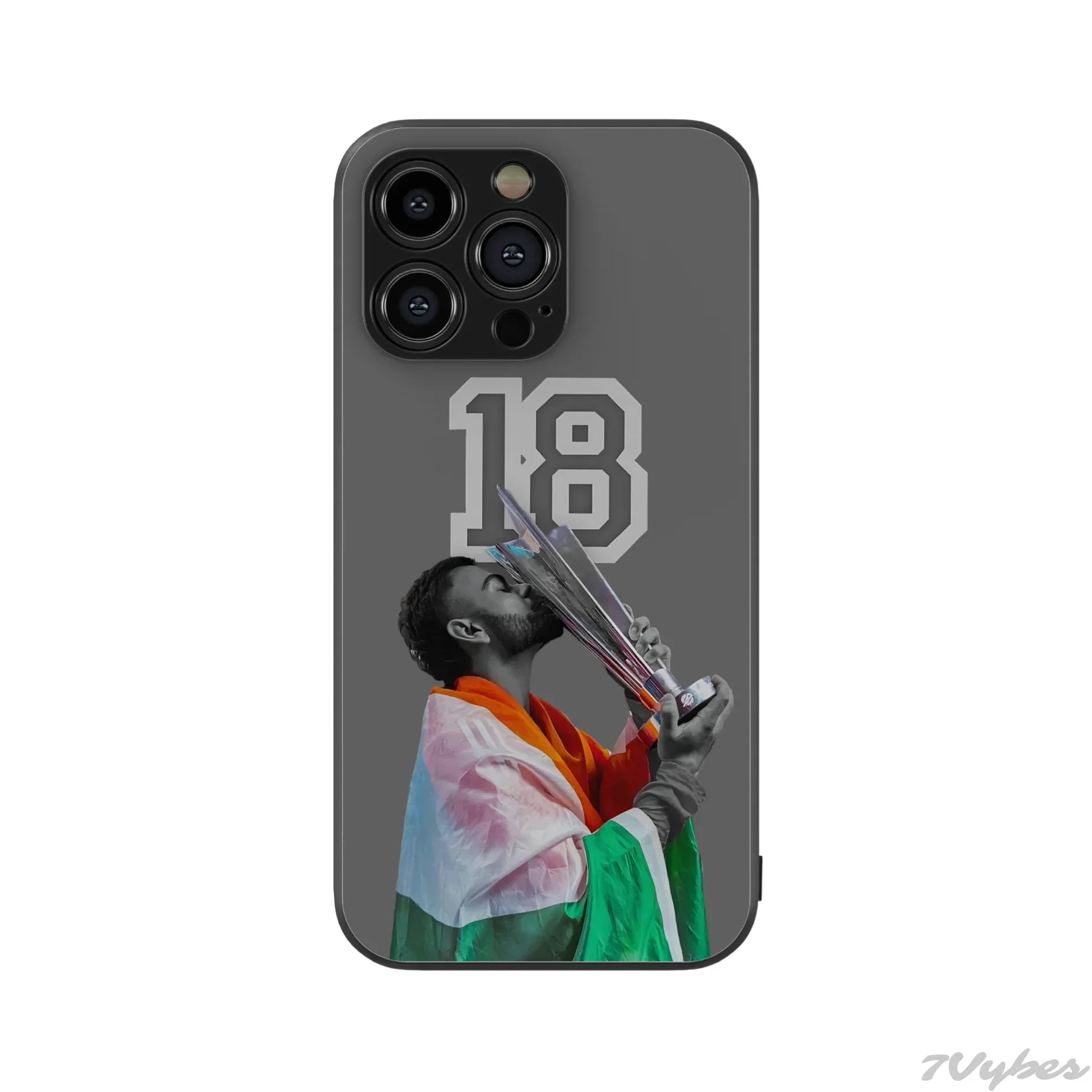Virat Kohli 18 Phone Case - Seven Vybes