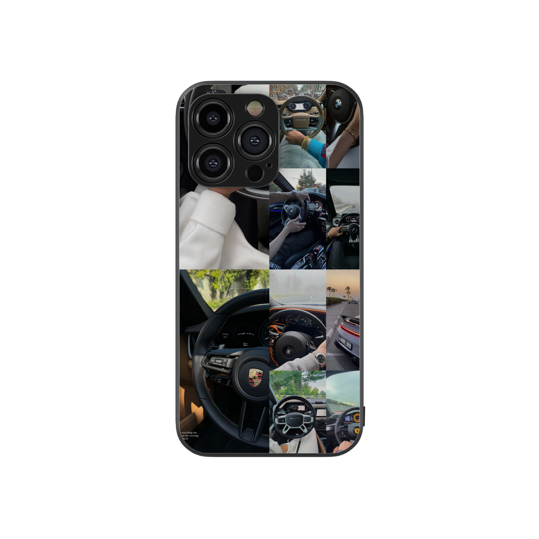 All Cars Interior Aesthetic Glass Phone Case