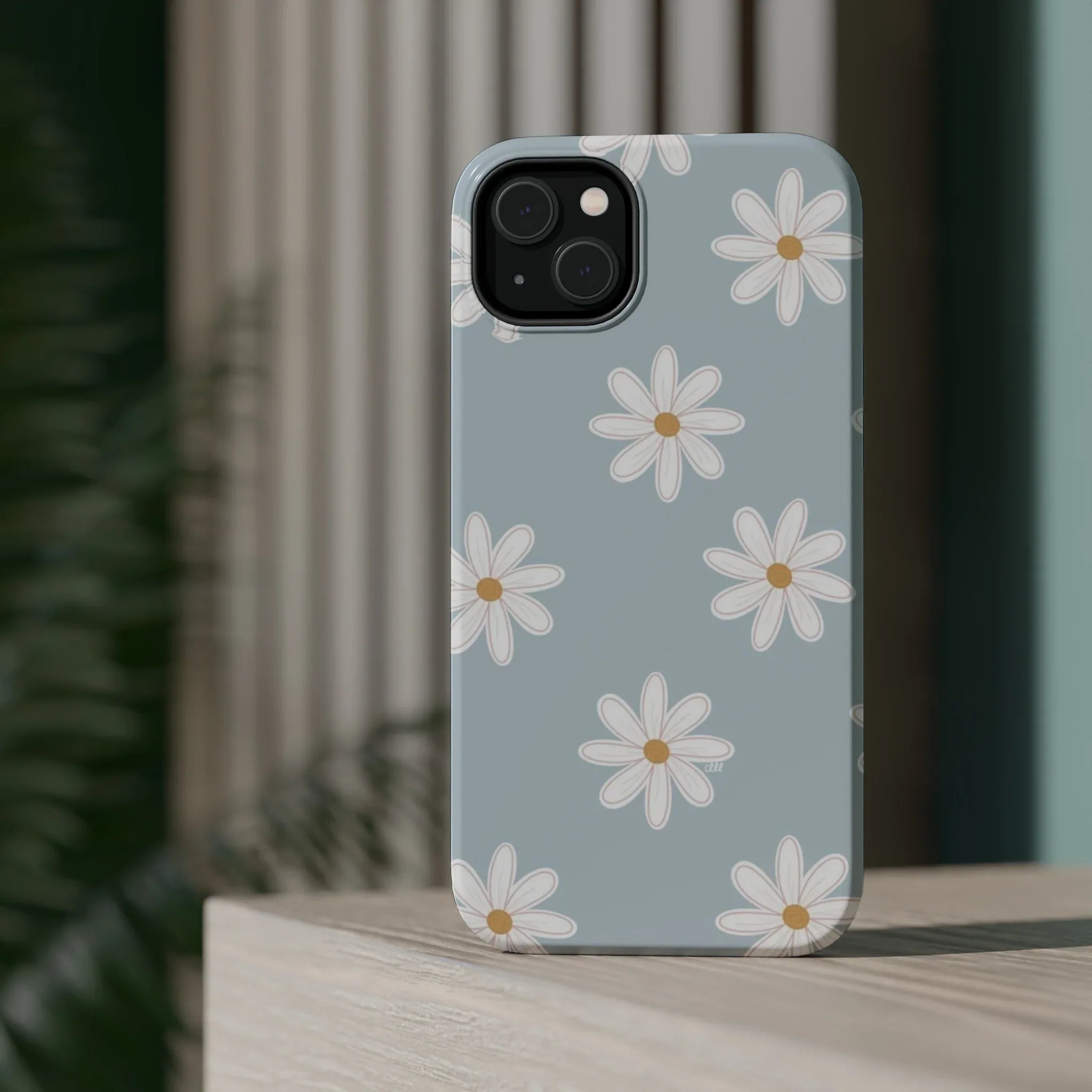 Blue X White Daisy Case - Seven Vybes