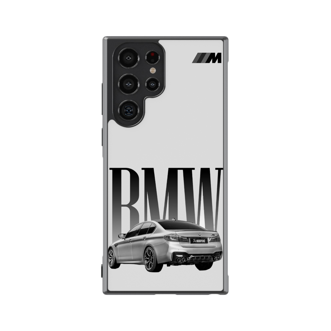 Bmw Grey Glass Phone Case