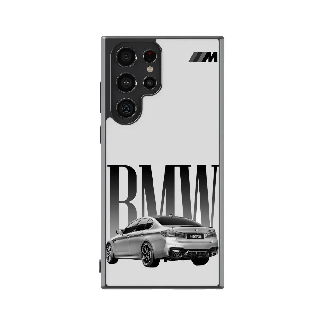 Bmw Grey Glass Phone Case - Seven Vybes