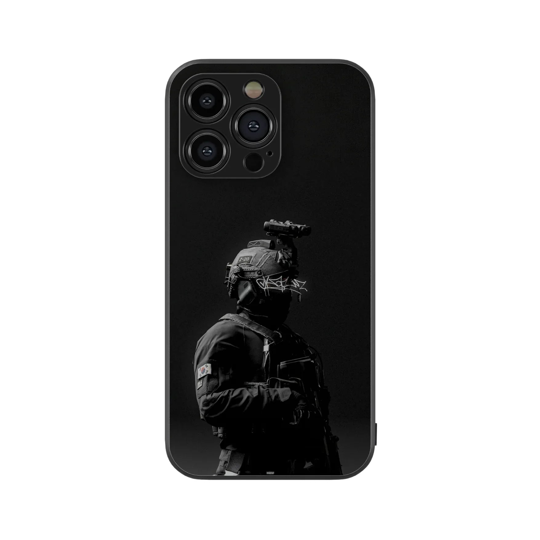 The Soldier In the Dark Glass Phone Case - Seven Vybes