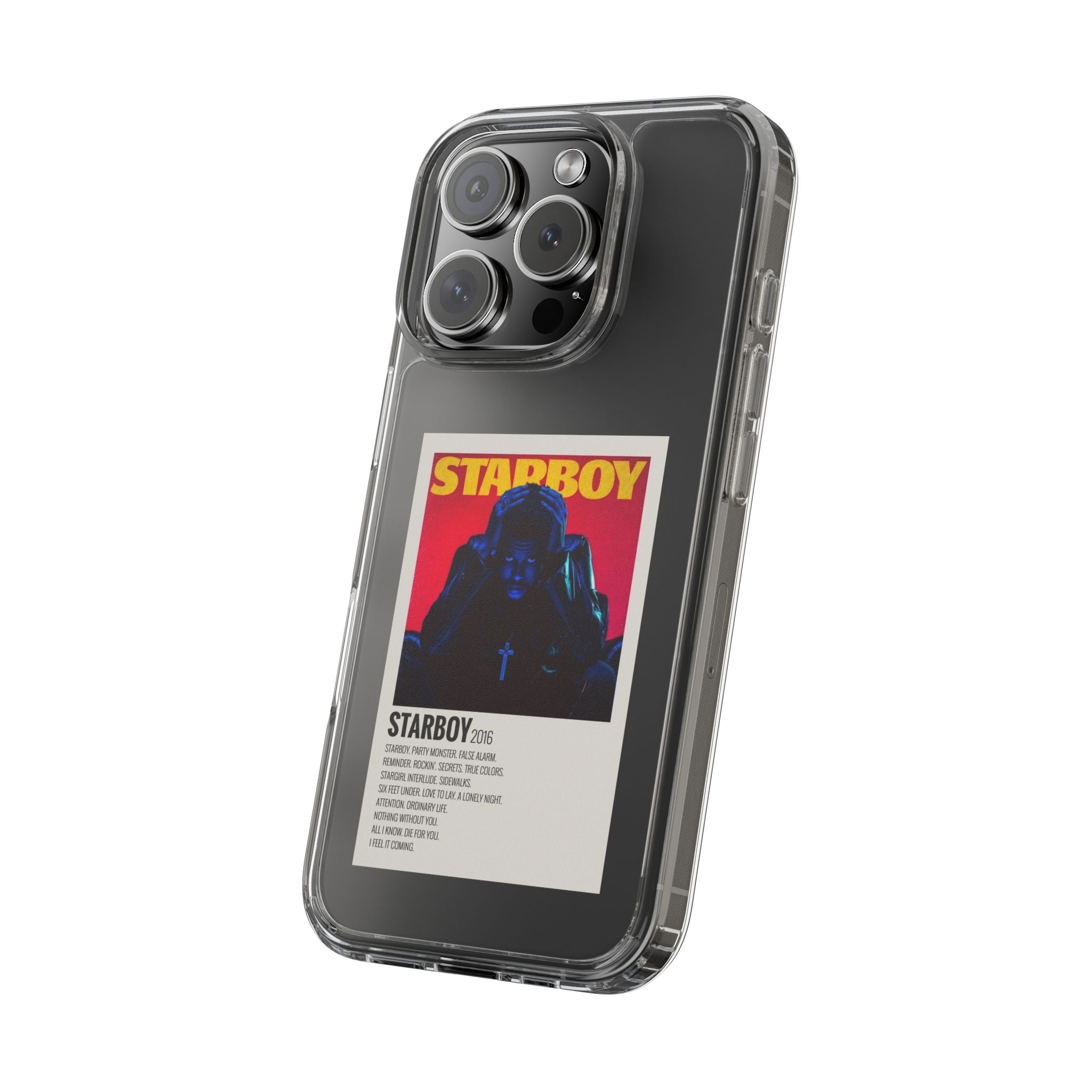 Starboy Album Clear Case