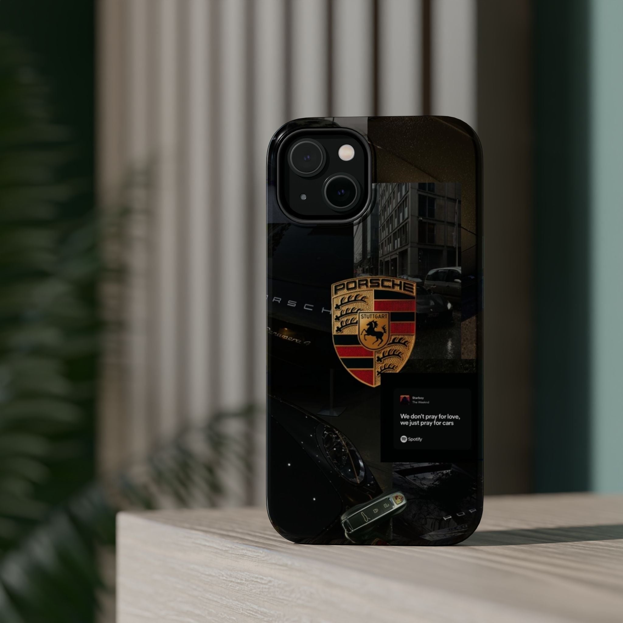 The Black Porsche911 Car Phone Case