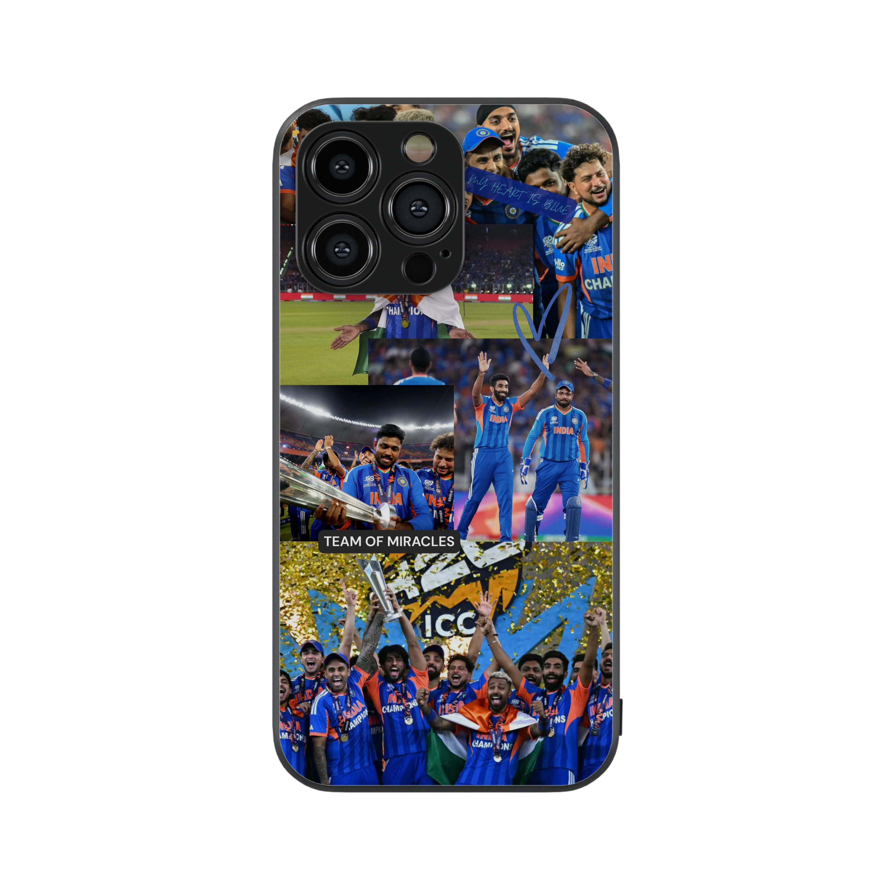 T20 Team India 2026 Collages Phone Case