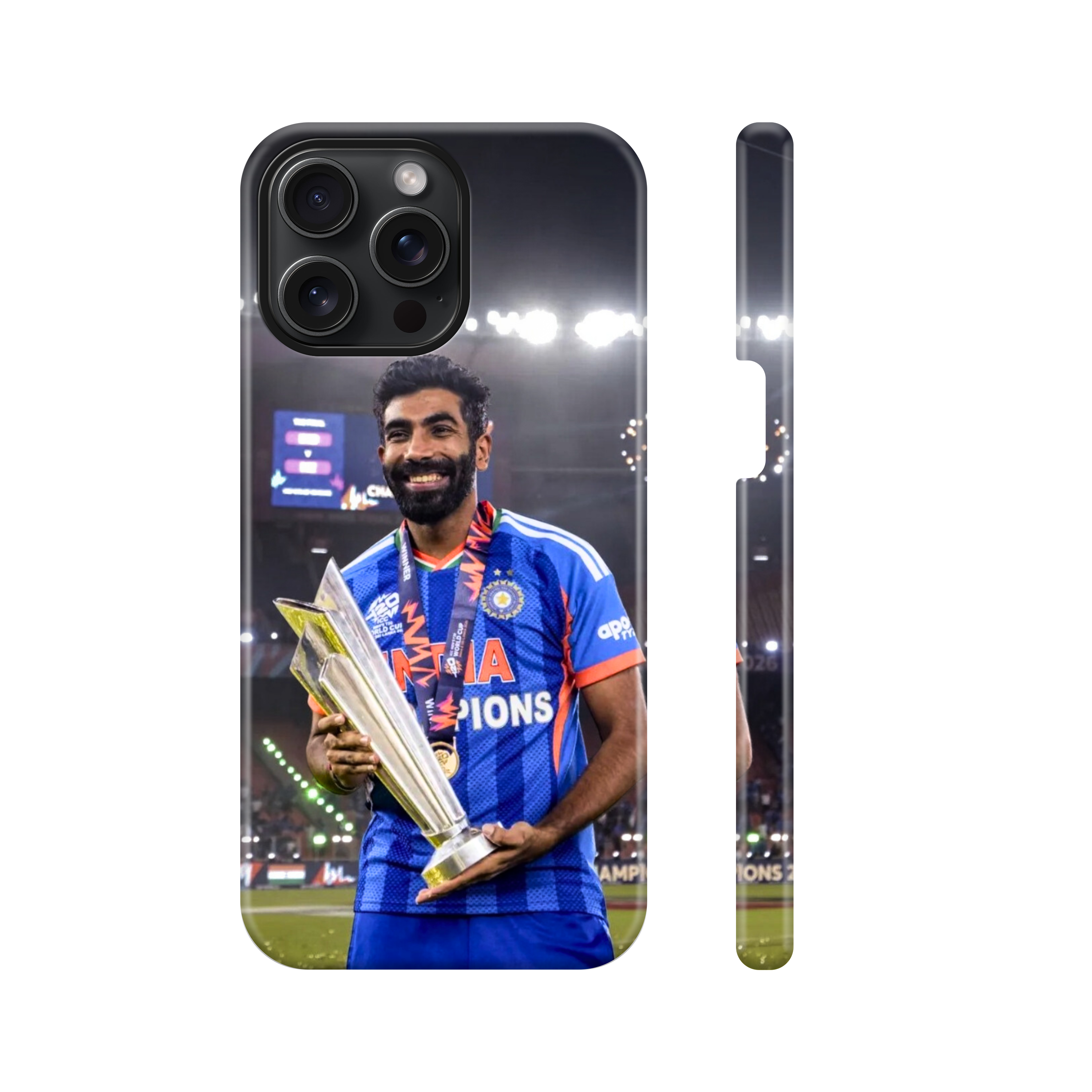 T20 2026 Trophy Hardik Pandya Phone Case