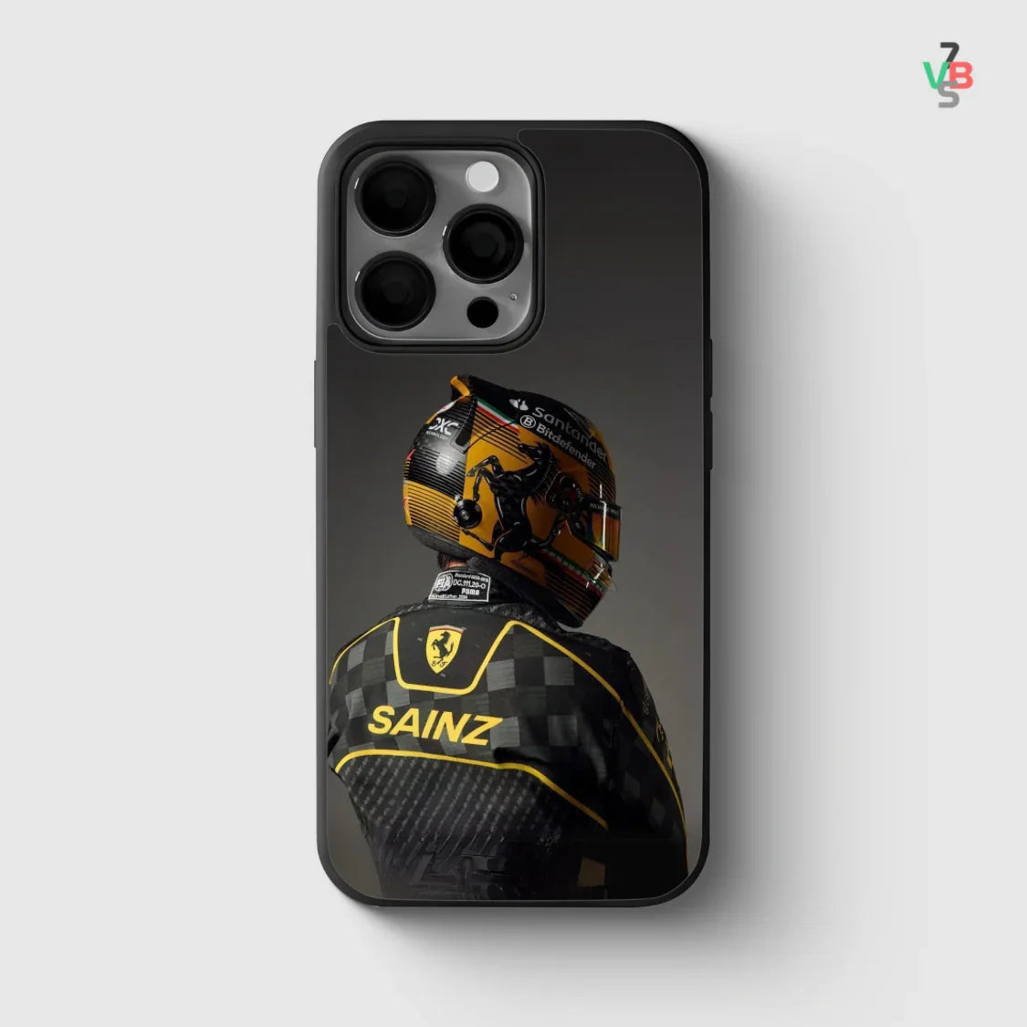 Carlos Sainz Glass Phone Case - Seven Vybes
