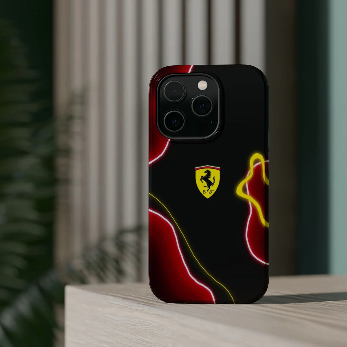Perfection University Ferrari Glass Phone Case