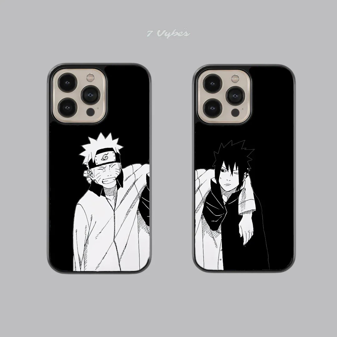Naruto and Sasuke Matching Phone Cases - Seven Vybes