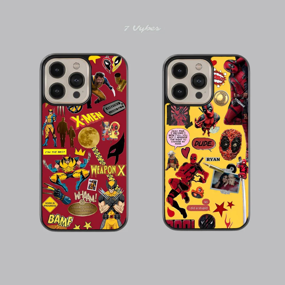 Deadpool and Wolverine Matching Phone Cases - Seven Vybes