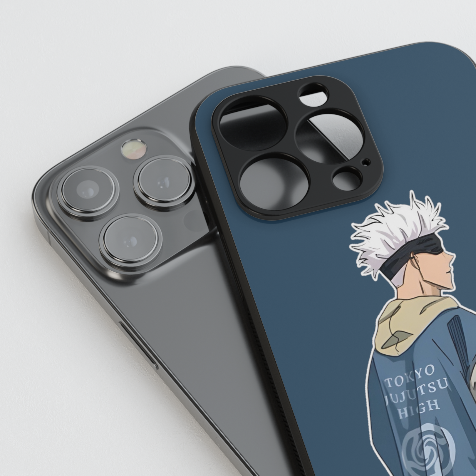 Gojo and Kakashi Matching Phone Case