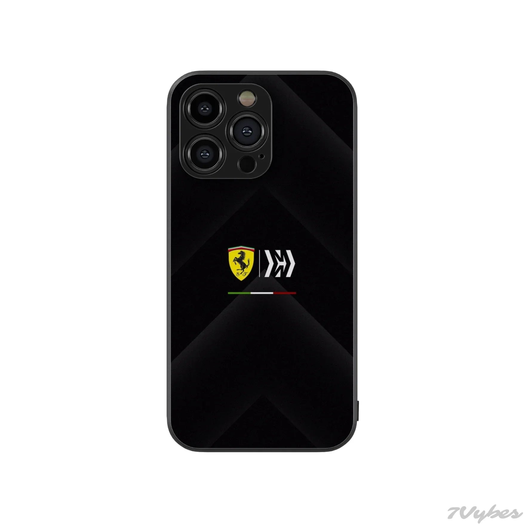 Ferrari in the Dark Glass Phone Case - Seven Vybes