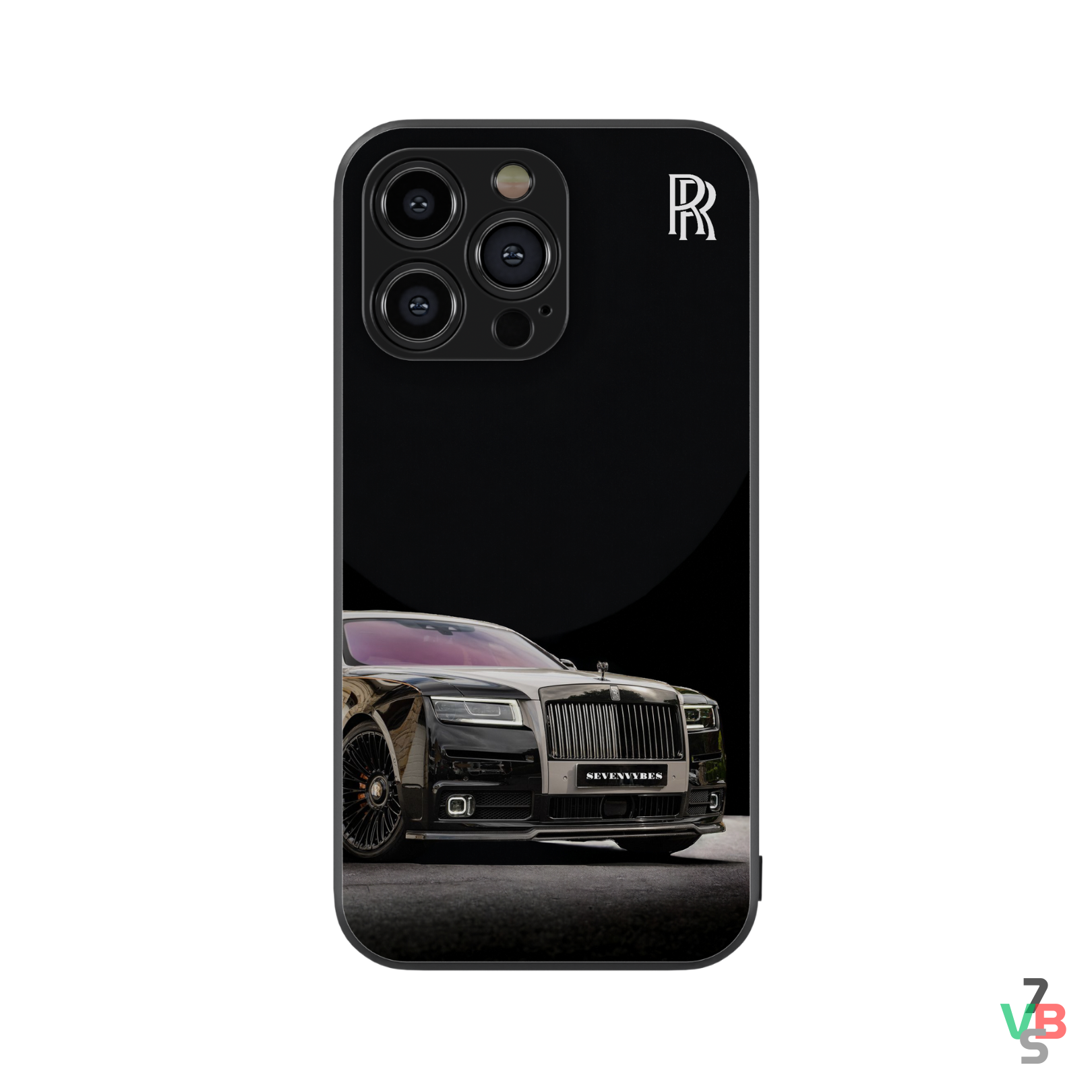 Rolls Royce Close up Glass Phone Case