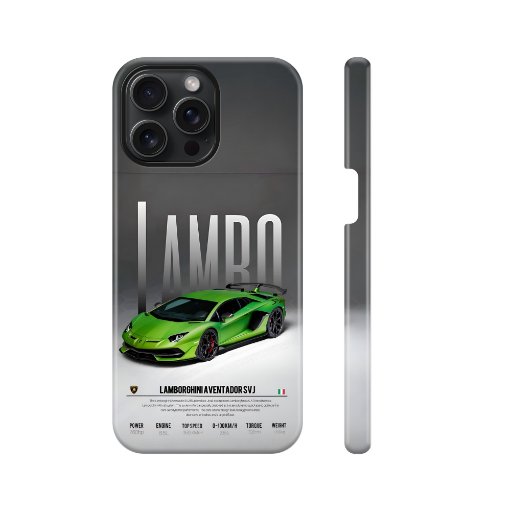 Lamborghini Vybes 2 Glass Phone Case