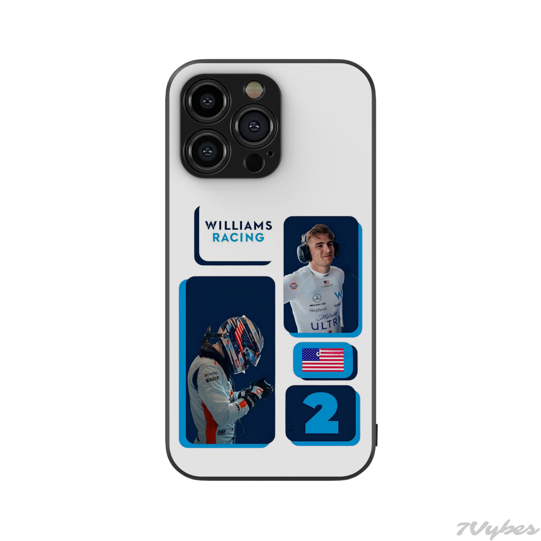 Williams Racing Notes Glass Phone Case