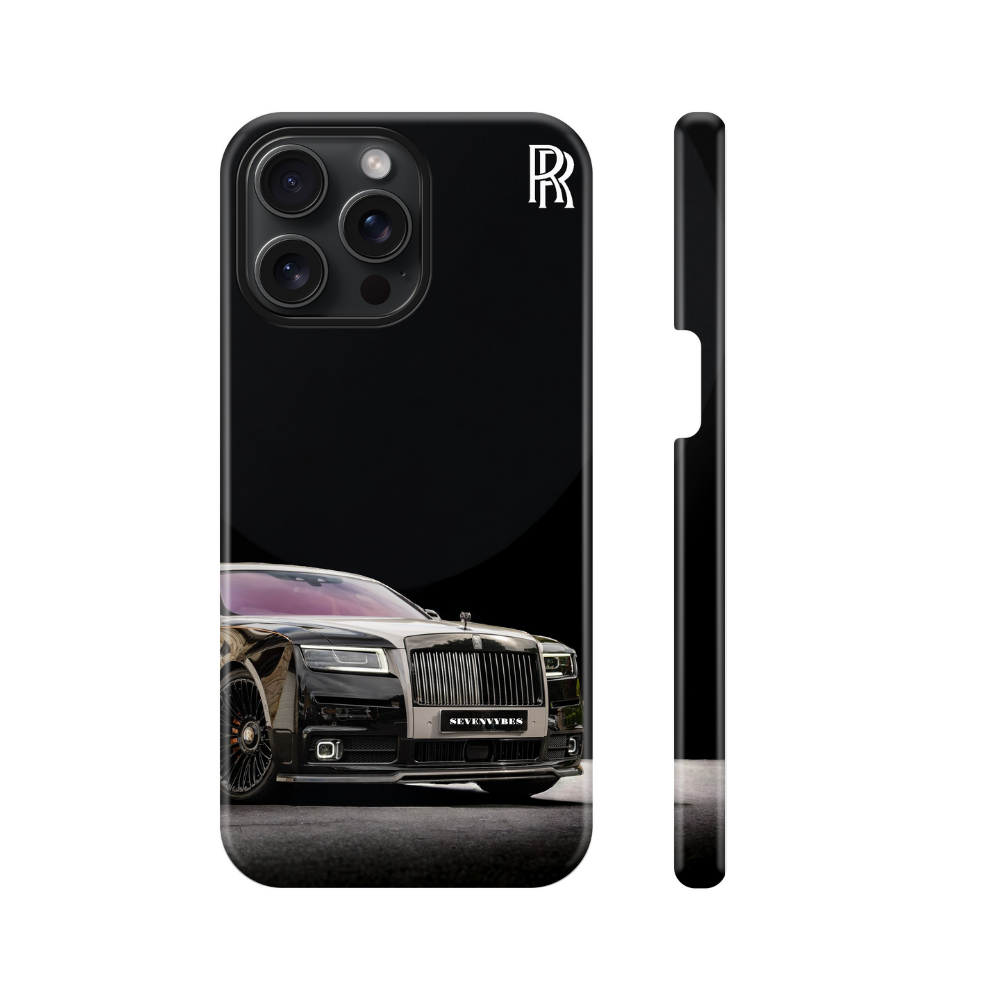 Rolls Royce Close up Glass Phone Case