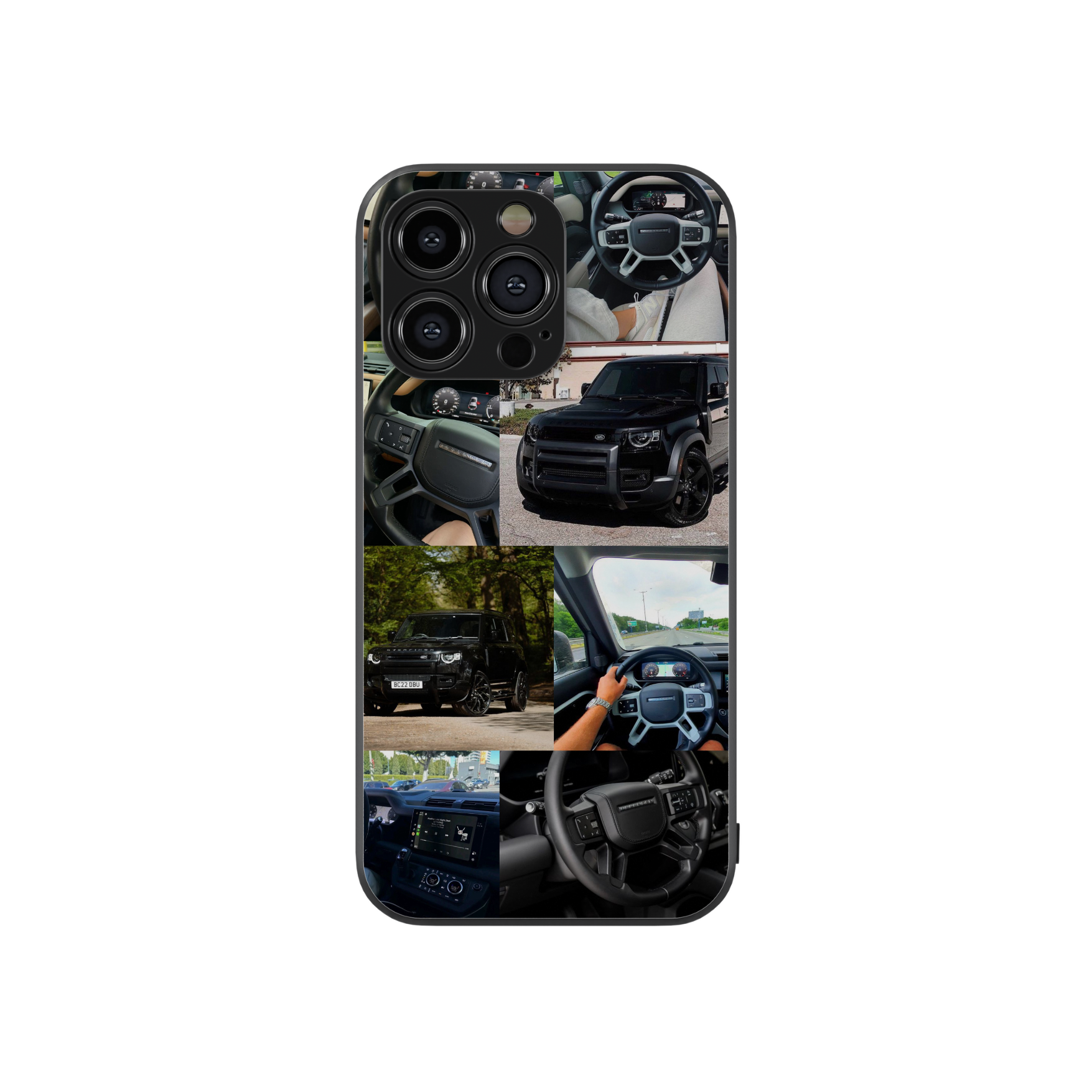 Defender Aesthetic Glass Phone Case