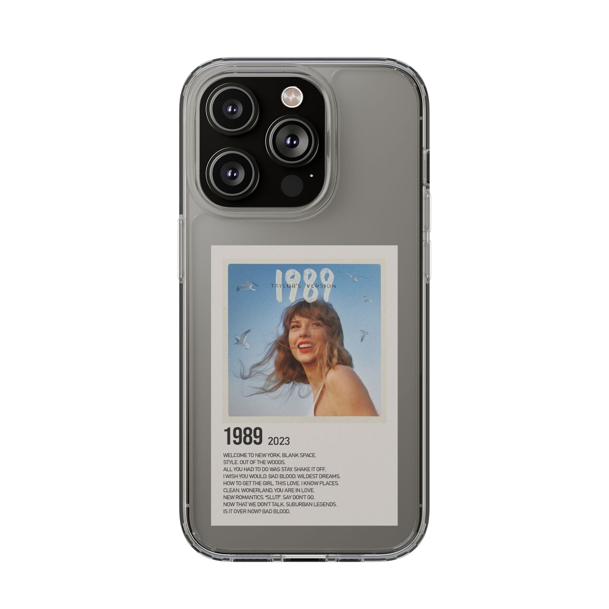 1989 Taylor Swift Clear Case