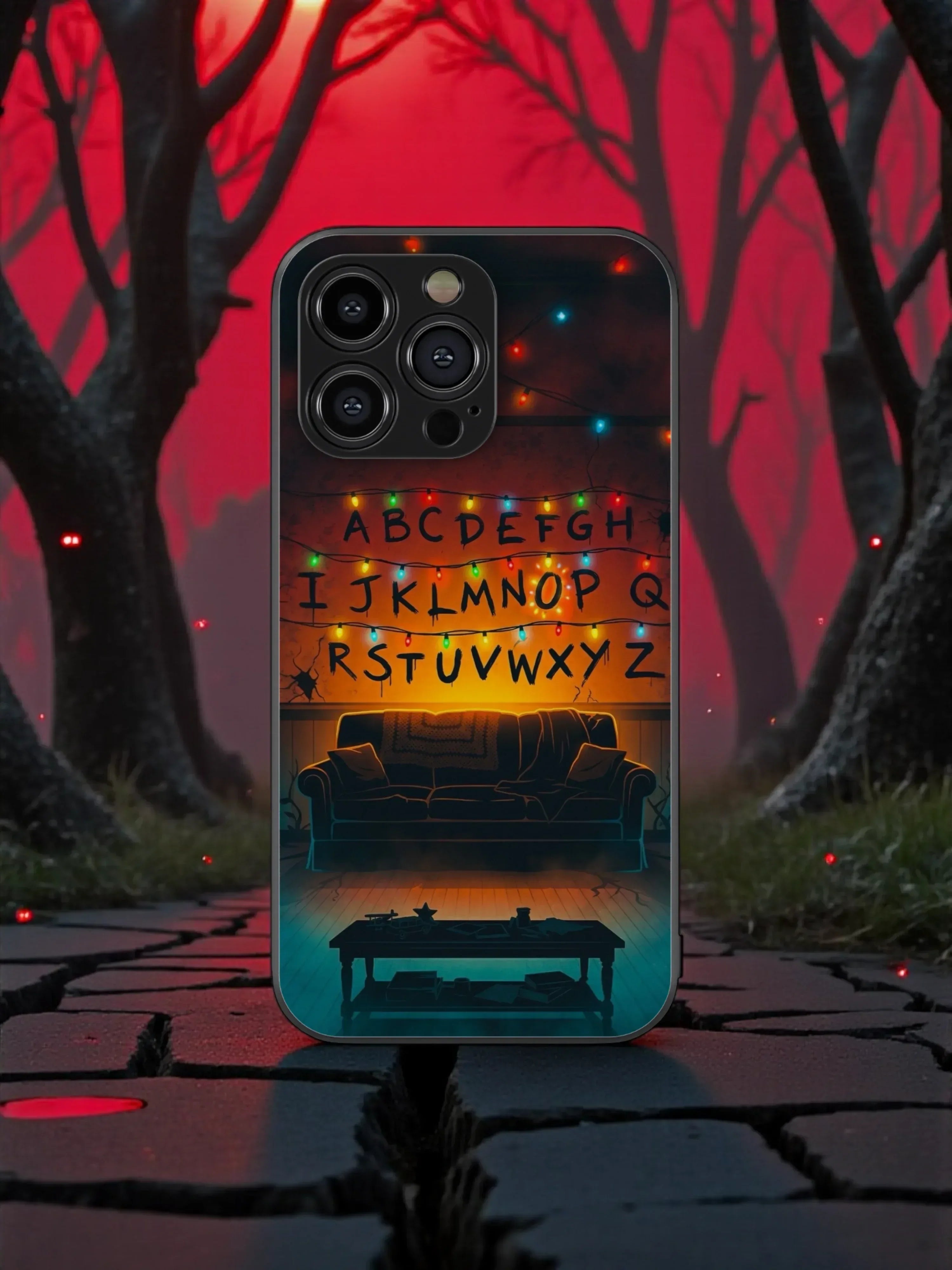 Alphabets of Stranger Things Phone Case