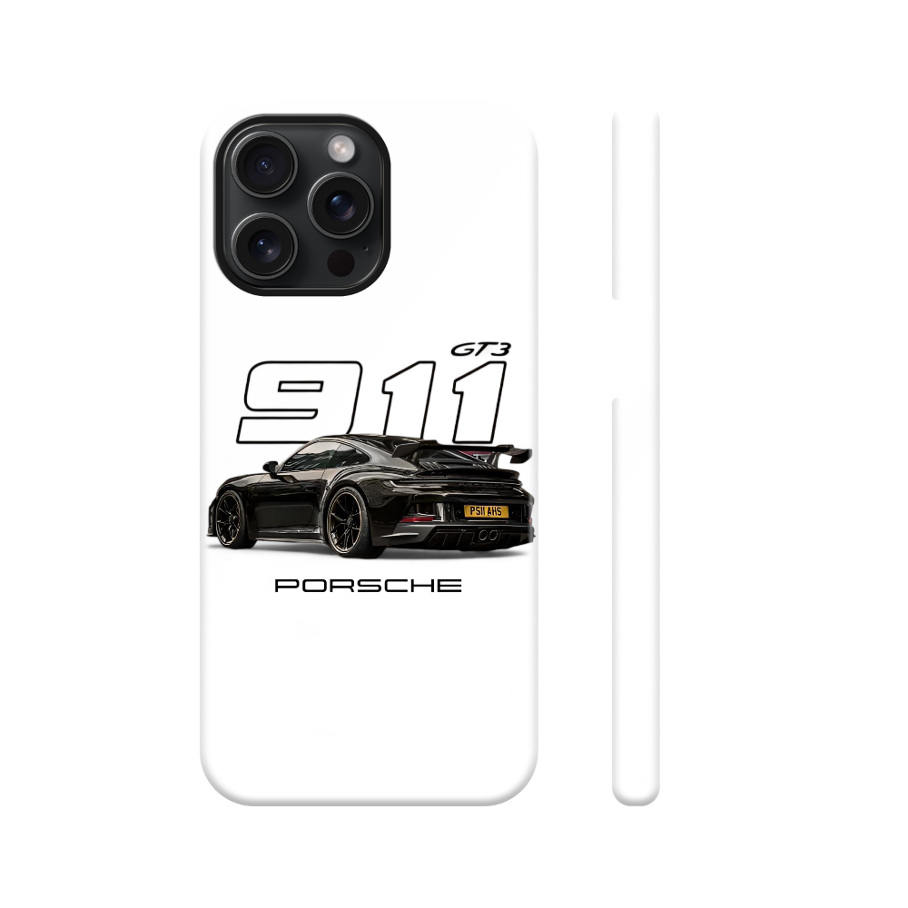 Porsche 911 Black-White Phone Case