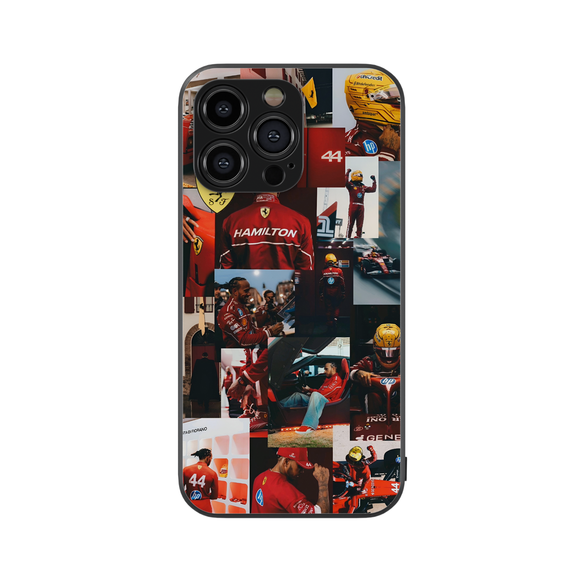 Hamilton Collages Glass Phone Case