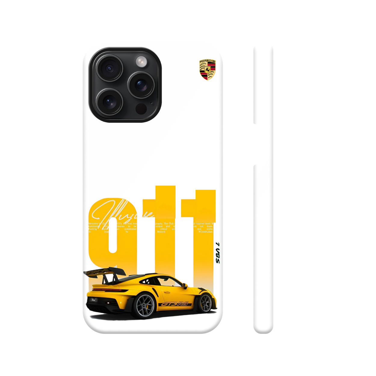 Porsche 911 x Yellow Phon Case