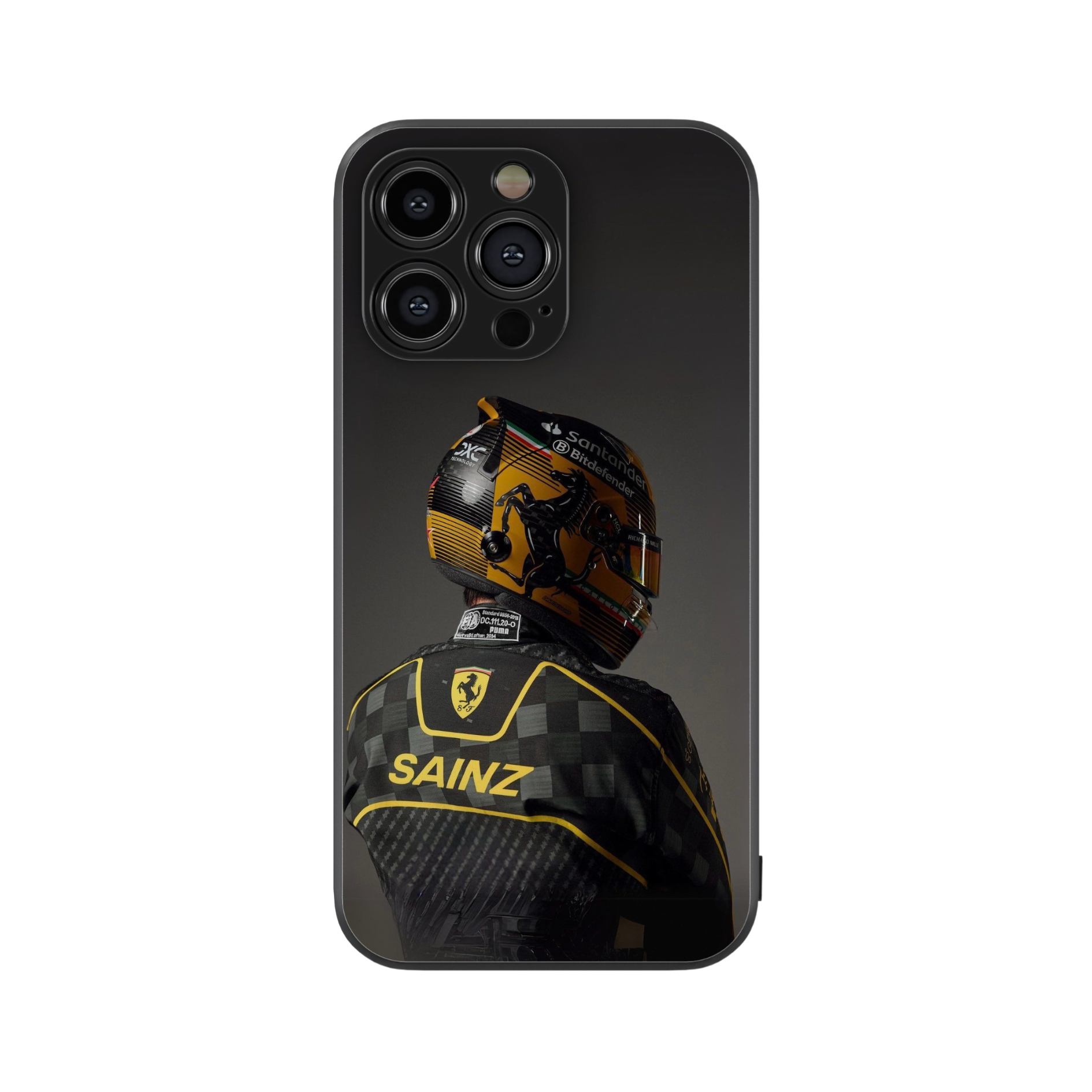 Carlos Sainz Glass Phone Case