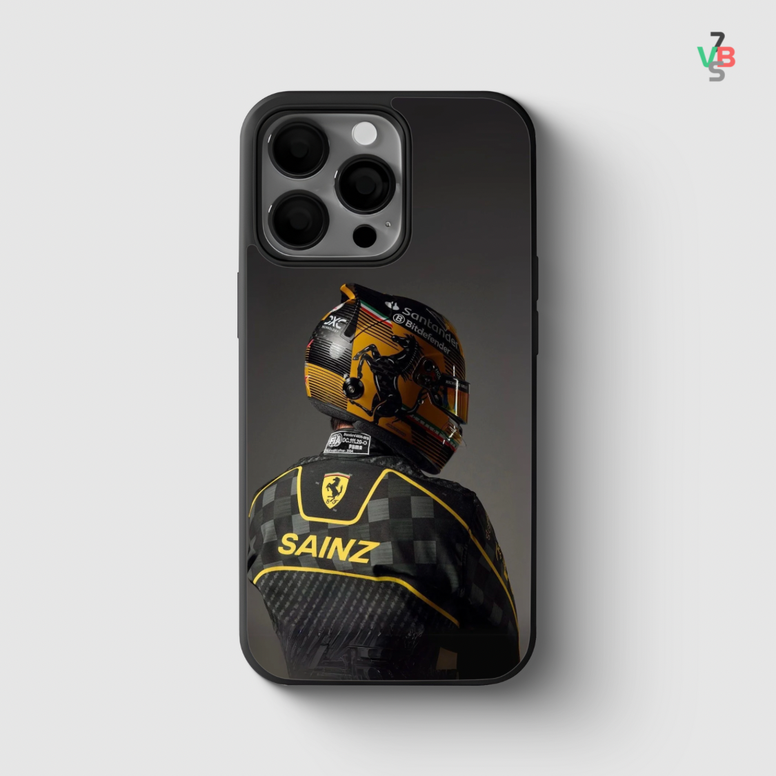Carlos Sainz Glass Phone Case