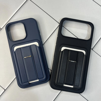 Minimalist Stand Wallet Leather Case