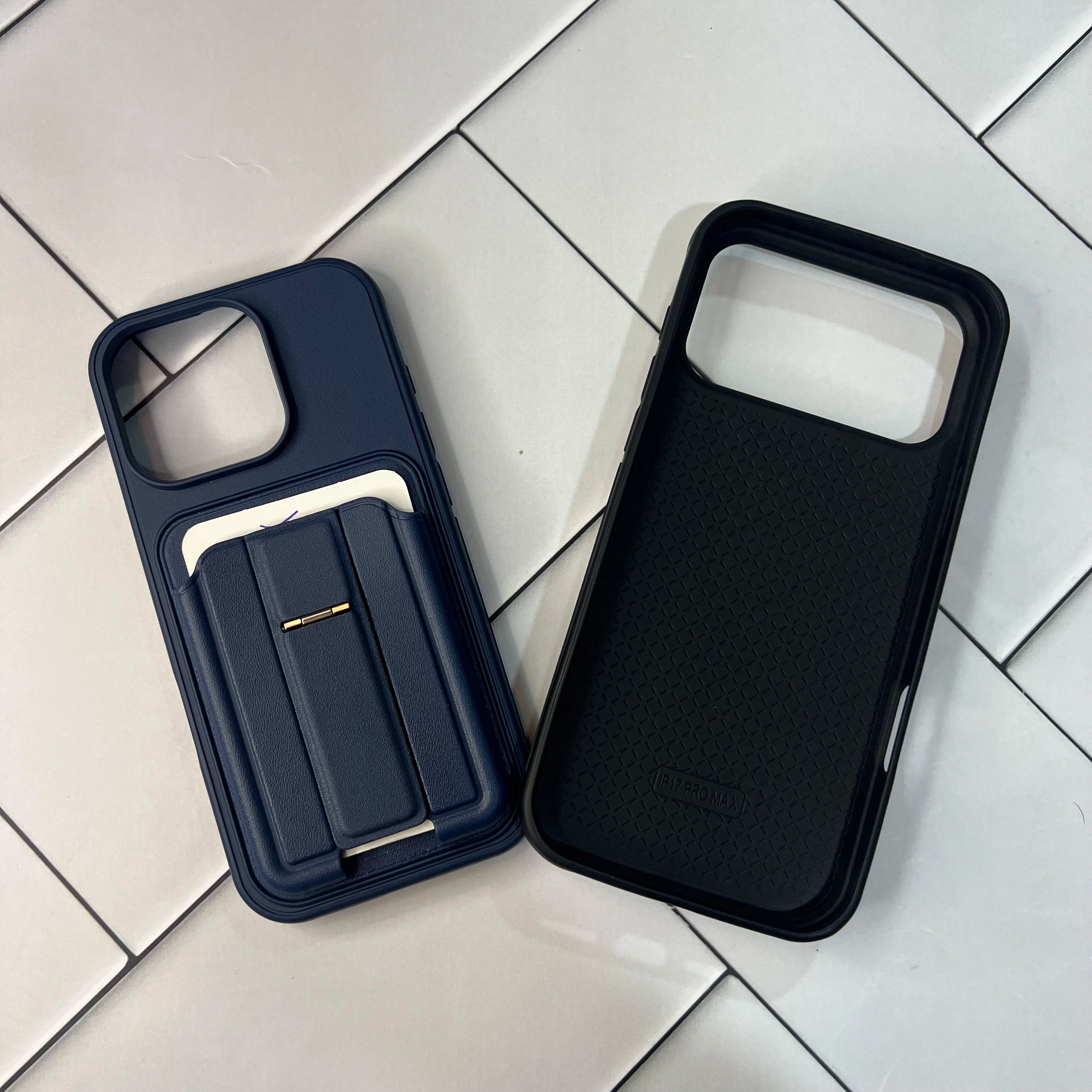 Minimalist Stand Wallet Leather Case