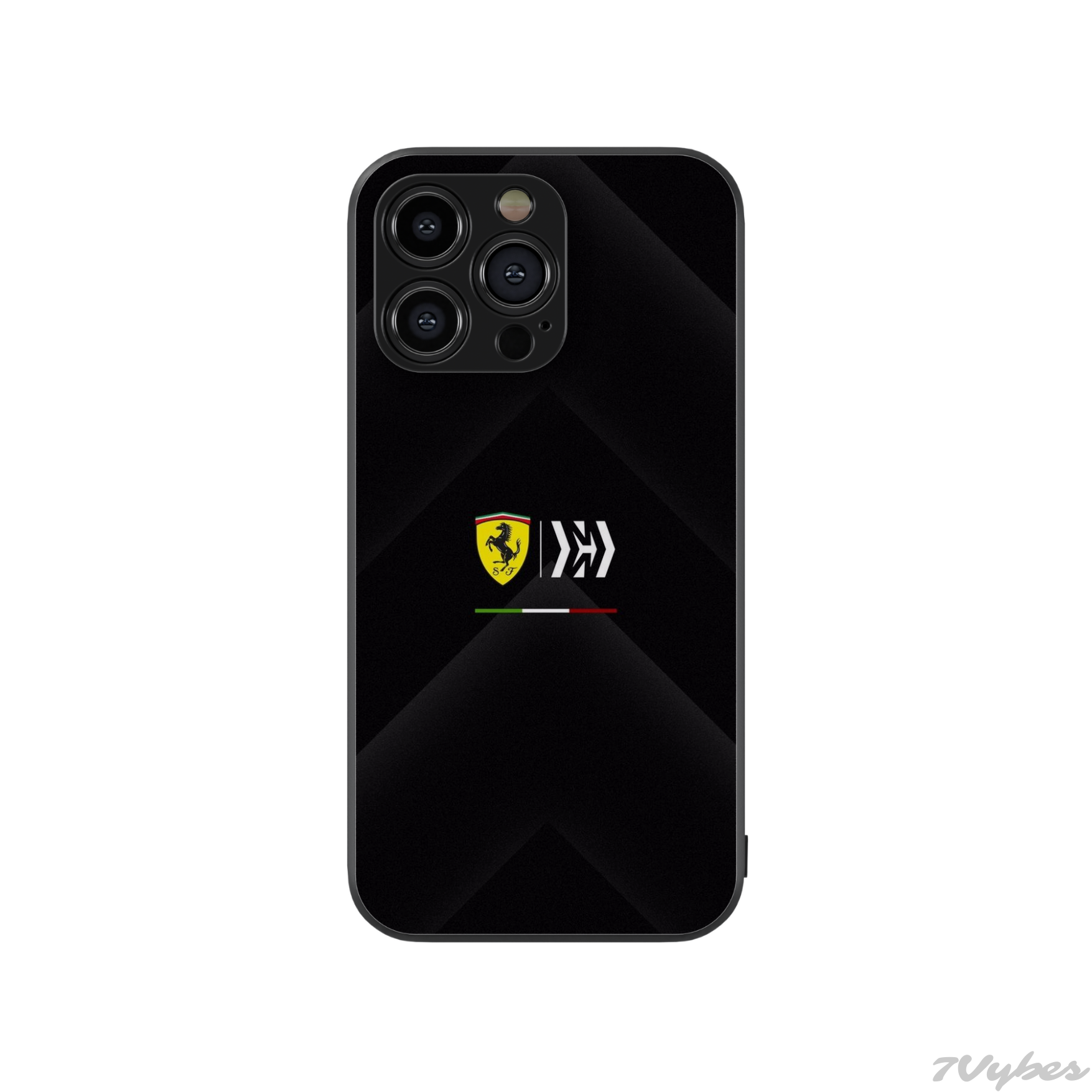Ferrari in the Dark Glass Phone Case