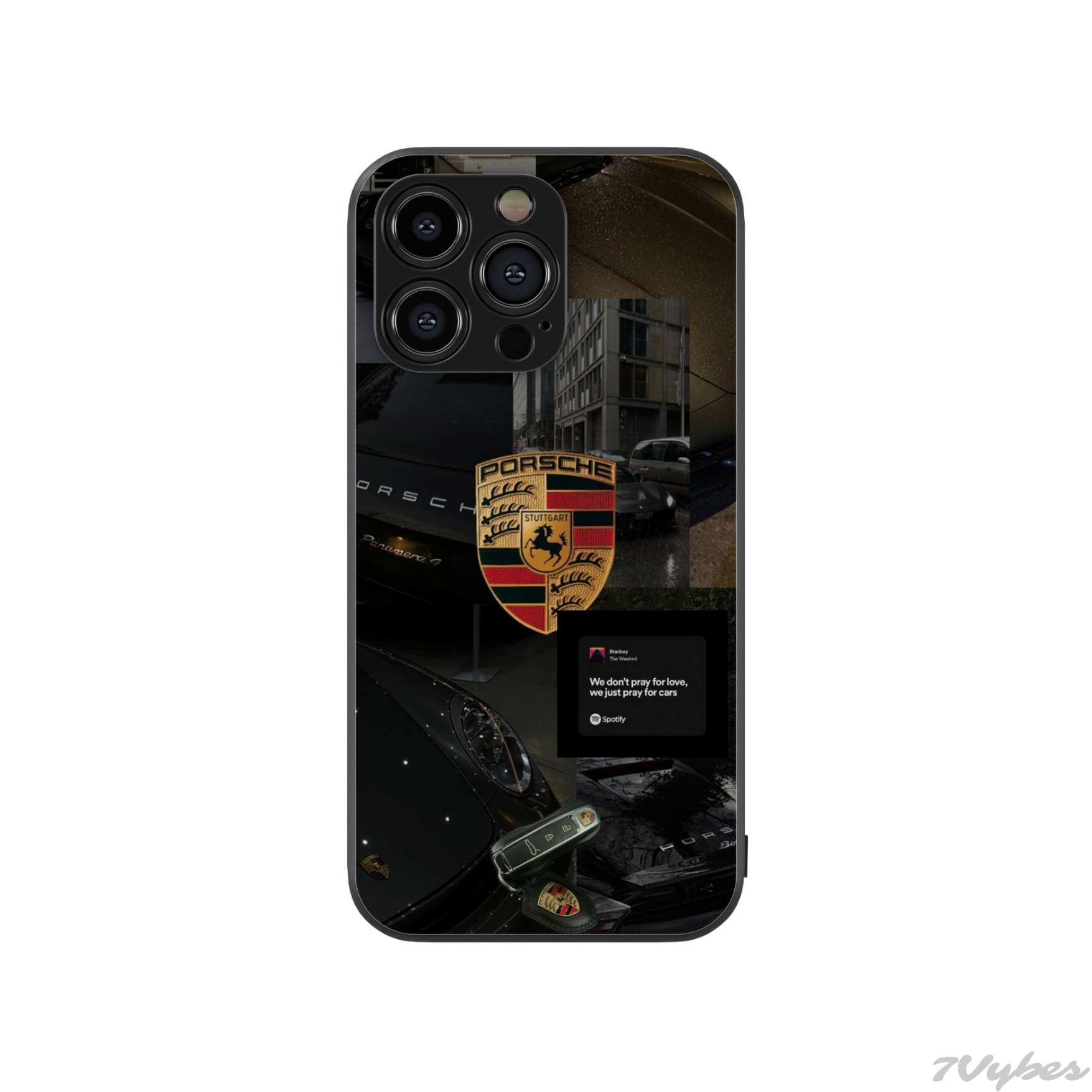 The Black Porsche911 Car Phone Case